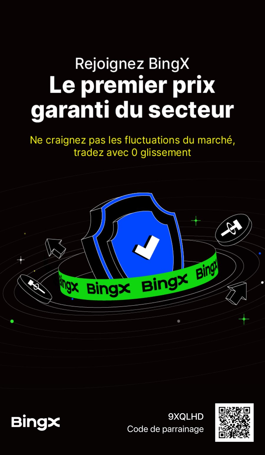 BingX - Premier prix garanti du secteur