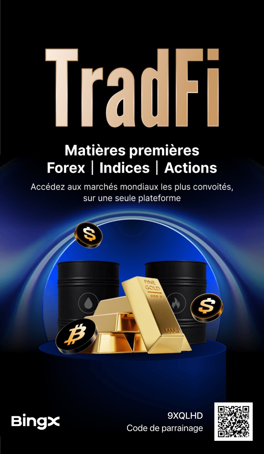 BingX - TradFi Forex Indices Actions